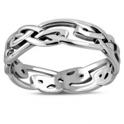 Celtic Knot Mens Band Ring, rp623
